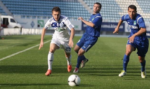 С.Шевчук (слева), фото www.fcdynamo.kiev.ua