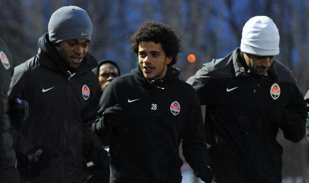 Луис Адриано, Тайсон и Илсиньо, фото М. Масловского, Football.ua