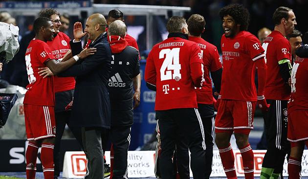 Бавария празднует, Getty Images