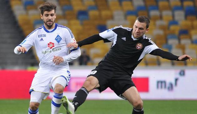 Владимир Приемов (справа) в матче против Динамо, фото Ильи Хохлова, Football.ua