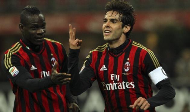 Марио Балотелли и Кака, фото getty images