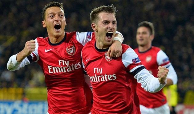 Езил и Рэмси, Getty images