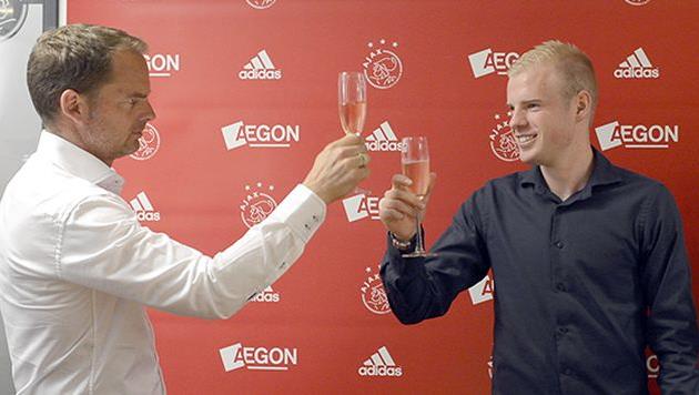 Франк де Бур и Дэви Клаассен, фото ajax.nl