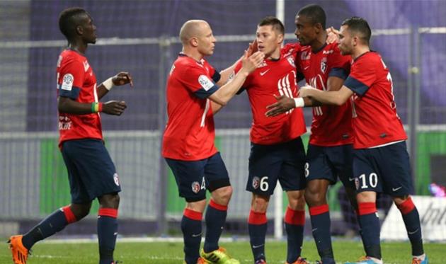 Лилль празднует победу, фото Getty Images