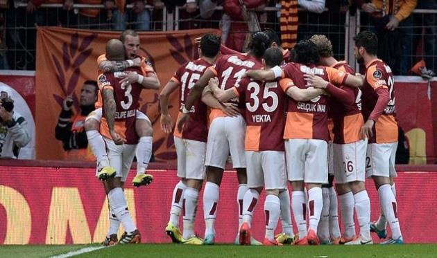 Галатасарай празднует взятие ворот, Getty Images