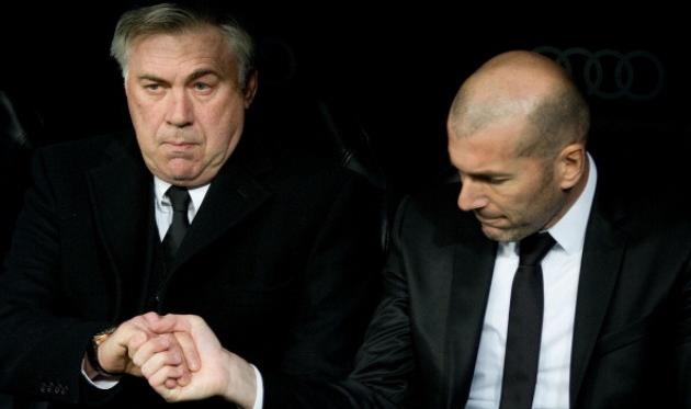 Карло анчелотти и Зинедин Зидан, фото getty images