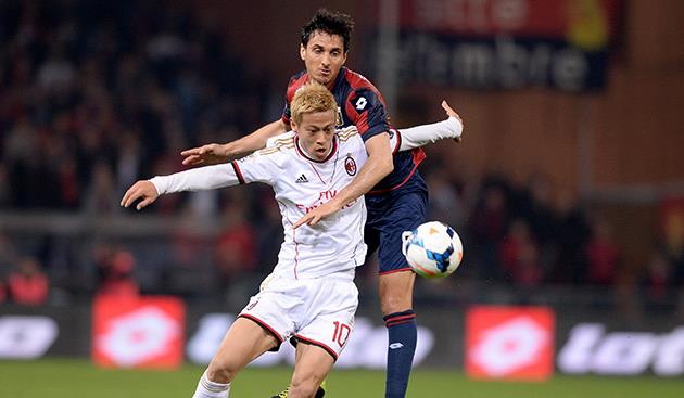 Хонда забил дебютный мяч в Серии А, Getty Images