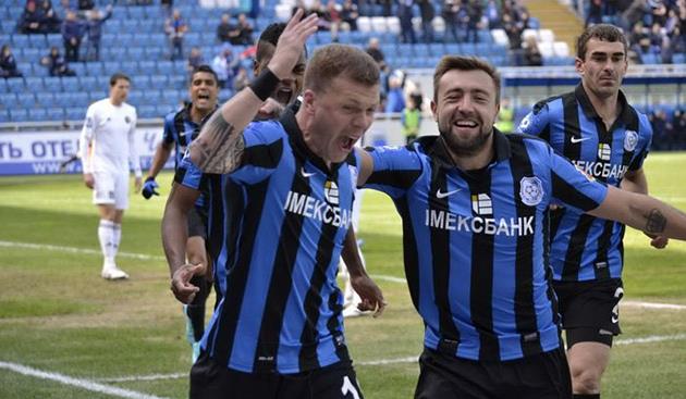 Алексей Гай празднует гол, фото Дмитрия Тимофеева, Football.ua