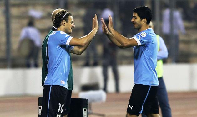 Диего Форлан и Луис Суарес, Getty Images