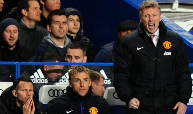 Райан Гиггз, Фил Невилл и Дэвид Мойес, фото getty images