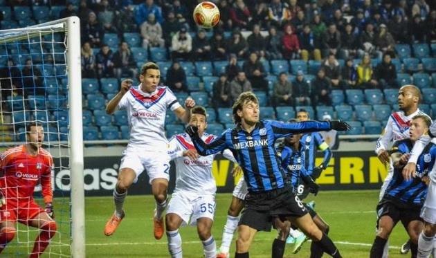 Кирилл Ковальчук в матче с Лионом, Football.ua