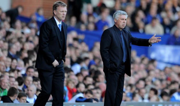 Дэвид Мойес и Карло Анчелотти в 2011 году, Getty Images