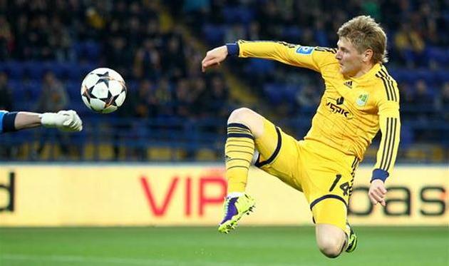 Автор дубля Владимир Гоменюк, фото Д.Неймырка, Football.ua