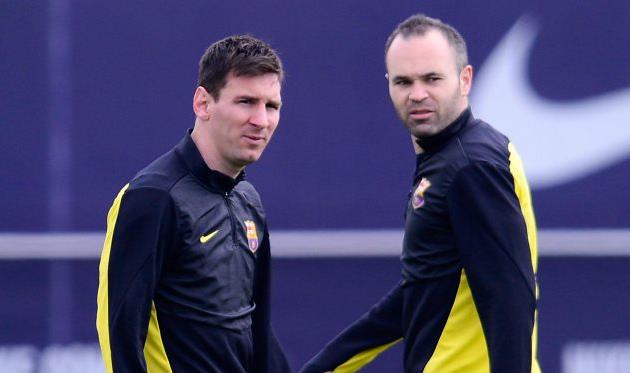 Лионель Месси и Андрес Иньеста, Getty Images