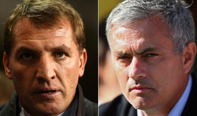 Брендан Роджерс и Жозе Моуриньо, Getty Images