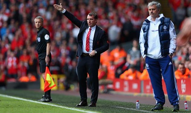 Брендан Роджерс и Жозе Моуриньо, Getty Images