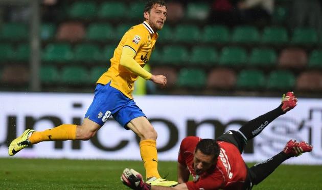 Маркизио забивает гол, Getty Images