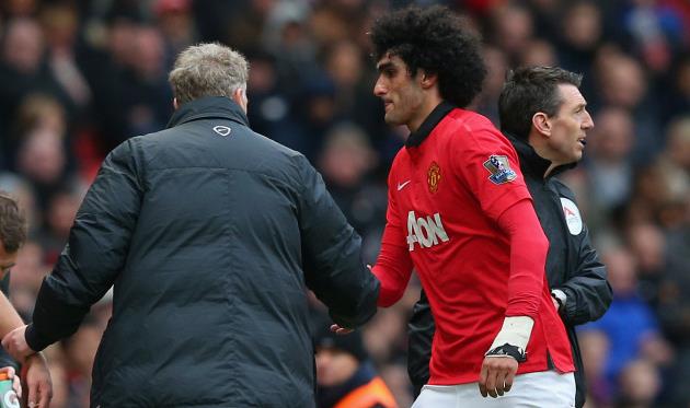 Дэвид Мойес и Маруан Феллаини, Getty Images