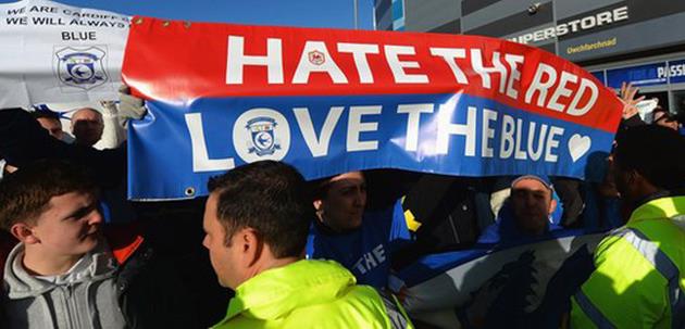 Фаны Кардиффа не признают красный, Getty Images