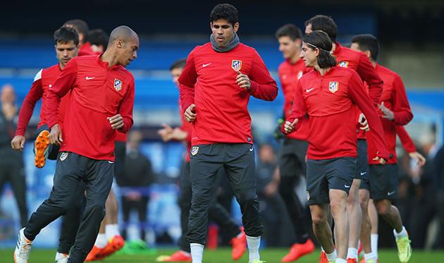 Диего Коста тренируется вместе со всеми, Getty Images