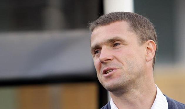 Сергей Ребров по нраву игрокам, фото Олега Дубины, Football.ua