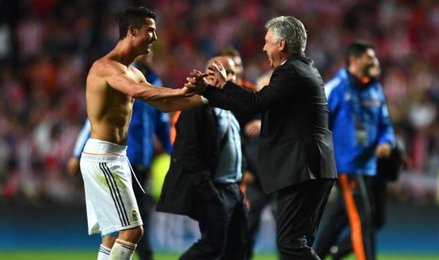 Криштиану Роналду и Карло Анчелотти, Getty Images