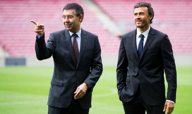 Хосеп Мария Бартомеу и Луис Энрике, Getty Images