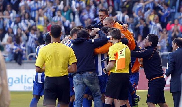 Депор празднует успех, фото marca.com