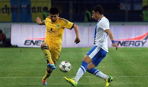 Кристиан Вильягра (слева), фото Д.Неймырка, Football.ua