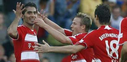 Хамит празднует свой гол, АР