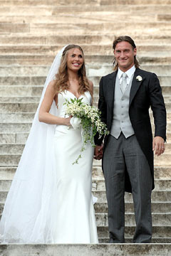 Франческо Тотти и Илари Блази