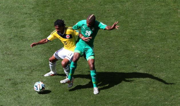 Кудрадо в борьбе с Дие, фото getty images