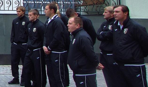 ФК Полтава на открытии новой клубной базы, фото А.Валерко, Football.ua