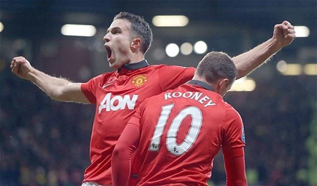 Руни и ван Перси могут составить ударную пару форвардов, Getty images