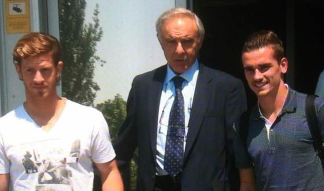 Кристиан Ансальди и Антуан Гризманн, as.com