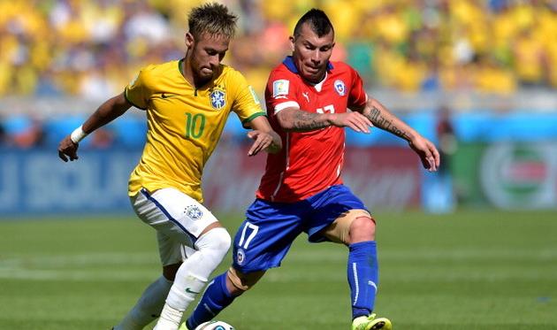 Гари Медель против Неймара, Getty Images