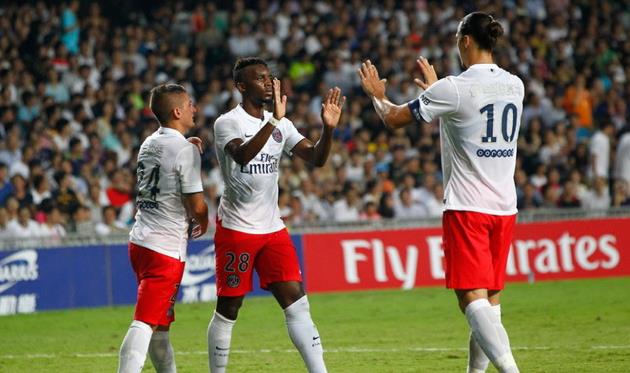 Вератти, Баэбек и Ибрахимович, фото psg.fr