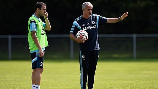 Фабрегас и Жозе Моуриньо, chelseafc.com