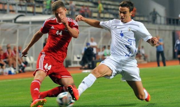 Юсов в матче против Говерлы, фото fcmetalurg.com