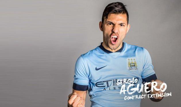 Серхио Агуэро, фото www.mcfc.co.uk