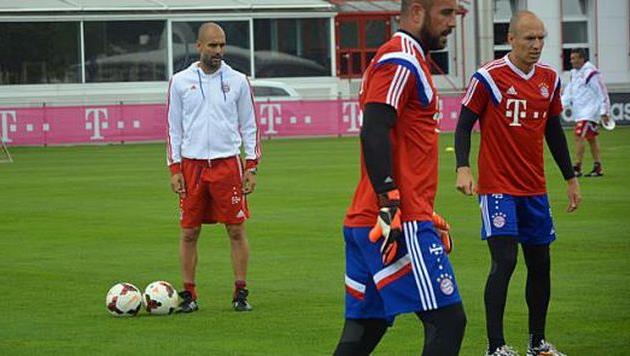 Хосеп Гвардиола (слева), fcbayern.de