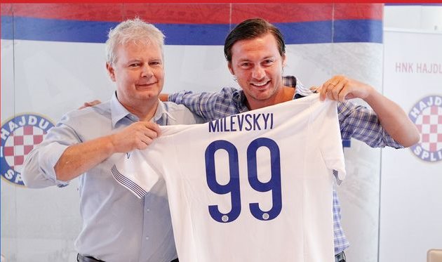 Артем Милевский, фото HAJDUK.HR