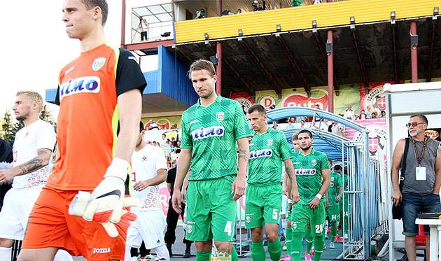 Балажиц - лучший бомбардир Карпат в новом сезоне. Фото fckarpaty.lviv.ua