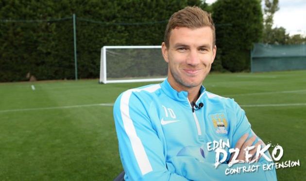 Эдин Джеко, фото www.mcfc.co.uk