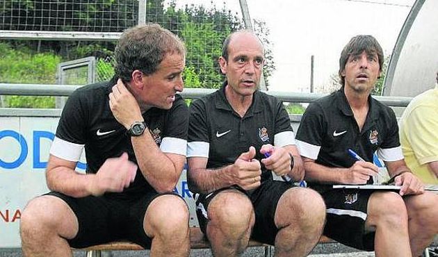 Хосе Мария «Чема» Лумбрерас (посредине), Реал Сосьедад, Getty Images 