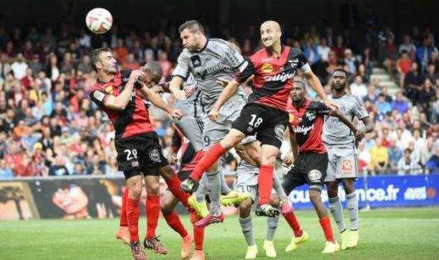 Жиньяк забивает гол, lequipe.fr