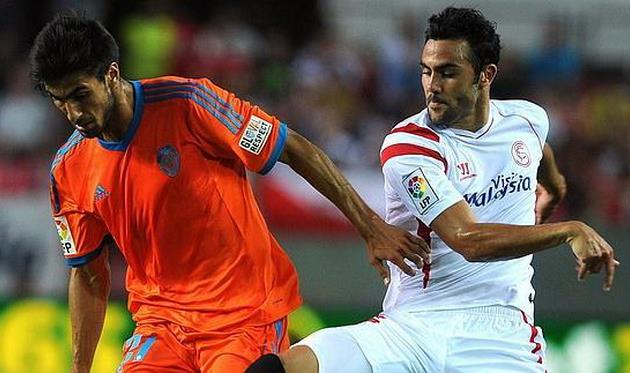 Андре Гомеш против Иборры, фото lasprovincias.es