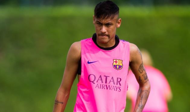 Неймар на тренировке, Getty Images