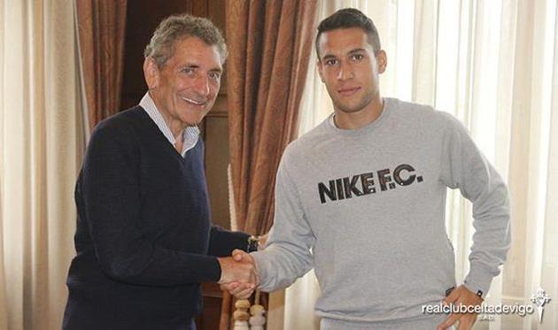 Мальо и президент Сельты Карлос Моуриньо