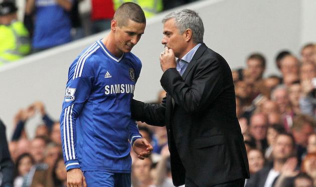 Фернандо Торрес и Жозе Моуриньо, football365.com